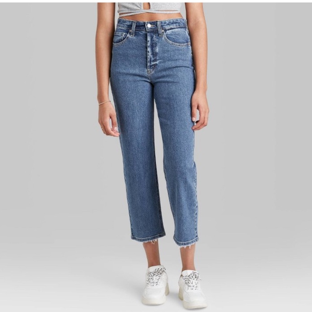 Wild Fable High Rise Straight Blue Jeans